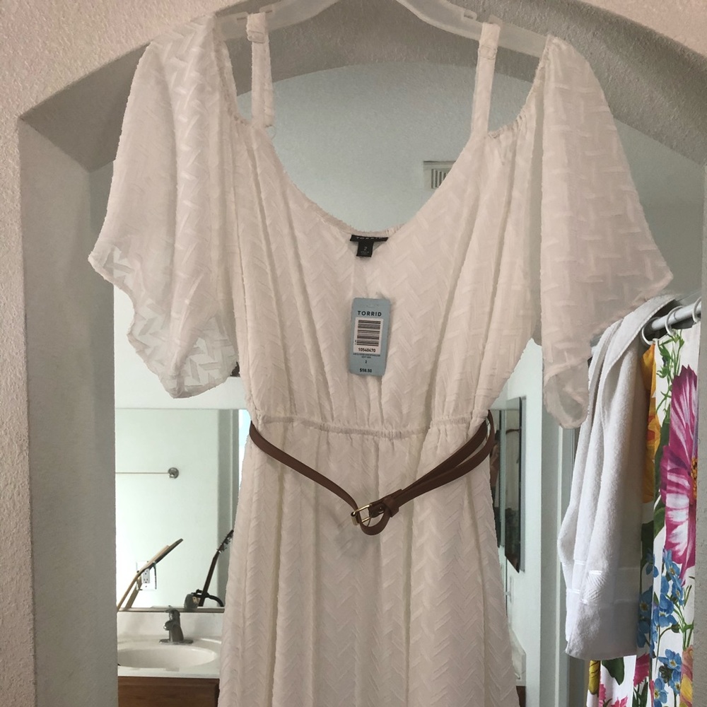 Torrid white dress